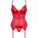 Obsessive - Ingridia Corset & Thong Red M/L