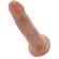 King Cock - Realistic Penis 12 CM Caramel