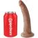 King Cock - Realistic Penis 17.5 CM Caramel