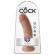 King Cock - Realistic Penis 19.5 CM Caramel