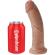 King Cock - Realistic Penis 19.5 CM Caramel