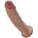 King Cock - Realistic Penis 21.7 CM Caramel