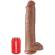 King Cock - Realistic Penis With Balls 34.2 CM Caramel