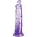 King Cock Clear - Realistic Penis 19.7 CM Purple