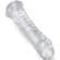 King Cock - Clear Realistic Penis 19.7 CM Transparent