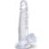 King Cock Clear - Realistic Penis With Balls 15.2 CM Transparent