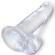 King Cock Clear - Realistic Penis With Balls 15.2 CM Transparent