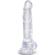 King Cock Clear - Realistic Penis With Balls 16.5 CM Transparent