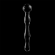 Nebula Series By Ibiza - Model 13 Dildo Borosilicate Glass 18 X 3.5 CM Clear