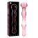 Nebula Series By Ibiza - Model 13 Dildo Borosilicate Glass 18 X 3.5 CM Pink