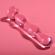 Nebula Series By Ibiza - Model 13 Dildo Borosilicate Glass 18 X 3.5 CM Pink