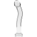 Nebula Series By Ibiza - Model 18 Dildo Borosilicate Glass 18.5 X 3.5 CM Clear