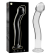 Nebula Series By Ibiza - Model 18 Dildo Borosilicate Glass 18.5 X 3.5 CM Clear