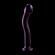 Nebula Series By Ibiza - Model 18 Dildo Borosilicate Glass 18.5 X 3.5 CM Pink