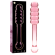 Nebula Series By Ibiza - Model 20 Dildo Borosilicate Glass 20.5 X 3 CM Pink