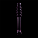 Nebula Series By Ibiza - Model 20 Dildo Borosilicate Glass 20.5 X 3 CM Pink