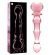 Nebula Series By Ibiza - Model 21 Dildo Borosilicate Glass 20.5 X 3.5 CM Pink