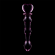 Nebula Series By Ibiza - Model 21 Dildo Borosilicate Glass 20.5 X 3.5 CM Pink