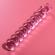 Nebula Series By Ibiza - Model 22 Dildo Borosilicate Glass 21.5 X 2.5 CM Pink