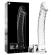 Nebula Series By Ibiza - Model 23 Dildo Borosilicate Glass 21.5 X 4 CM Clear