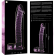 Nebula Series By Ibiza - Model 23 Dildo Borosilicate Glass 21.5 X 4 CM Pink