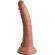 King Cock Elite - Realistic Silicone Dildo 17.8 CM Caramel