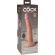 King Cock Elite - Realistic Dildo Vibrator & Silicone Remote Control 17.8 CM