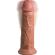 King Cock Elite - Realistic Dildo Vibrating & Silicone 20.3 CM Caramel