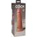 King Cock Elite - Realistic Dildo Vibrating & Silicone 20.3 CM Caramel