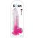 King Cock Clear - Dildo With Testicles 20.3 CM Pink