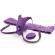 Fantasy For Her - Butterfly Harness G-Spot With Vibrator, Rechargeable & Remote Control Violet