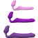 Adrien Lastic - Queens Strap-On Flexible Violet Size L