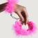 Adrien Lastic - Metal Handcuffs With Pink Feathers