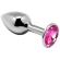 Alive - Anal Pleasure Mini Plug Metal Pink Size S