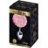 Alive - Anal Pleasure Plug Smooth Metal Fluffy Pink Size S