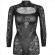 Leg Avenue - Mini Dress With Lace Long Sleeve Black