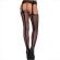 Leg Avenue - Stockings Net and Garter Black