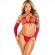 Leg Avenue - Set 3 Pieces Top + Thong + Sleeves