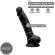 Silexd - Model 1 Realistic Penis Premium Silexpan Silicone Black 17.5 CM