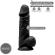 Silexd - Model 1 Realistic Penis Premium Silexpan Silicone Black 21.5 CM