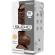 Silexd - Model 1 Realistic Penis Premium Silexpan Silicone Brown 24 CM