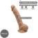 Silexd - Model 1 Realistic Penis Premium Silexpan Silicone Caramel 17.5 CM