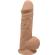 Silexd - Model 1 Realistic Penis Premium Silexpan Silicone Caramel 21.5 CM