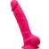 Silexd - Model 1 Realistic Penis Premium Silexpan Silicone Fuchsia 20 CM