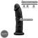 Silexd - Model 2 Realistic Penis Premium Silexpan Silicone Black 19 CM