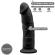 Silexd - Model 2 Realistic Penis Premium Silexpan Silicone Black 23 CM