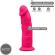 Silexd - Model 2 Realistic Penis Premium Silexpan Silicone Fuchsia 19 CM