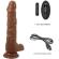 Dance - Realistic Vibrator With Remote Control Suction Cup