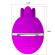 Pretty Love - Gemini Ball Purple Round Silicone Vibrator