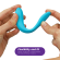 We-Vibe - Sync Go Dual Stimulator Turquoise